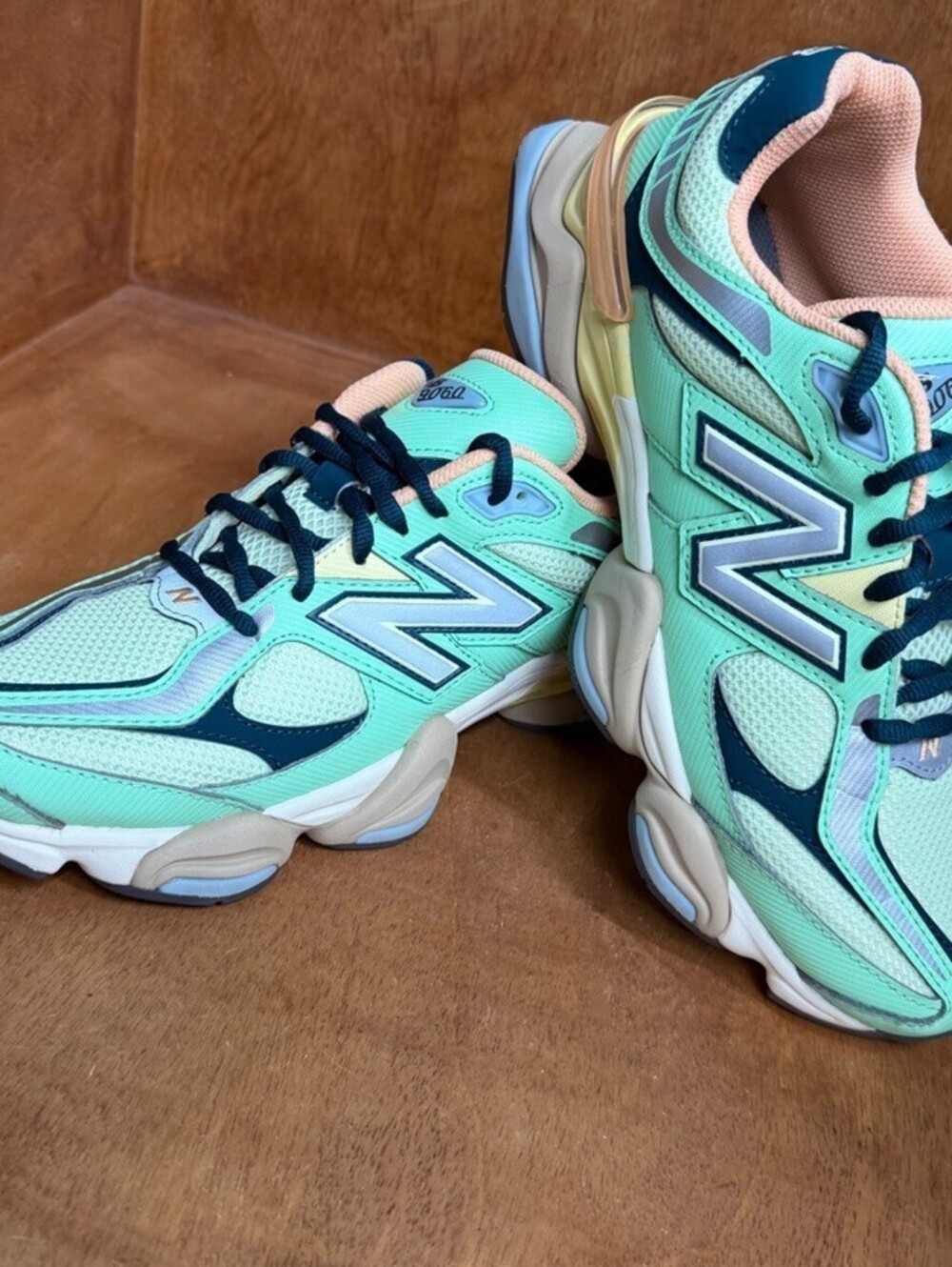 New Balance 9060 Sweetgrass Deep Ocean Shoes Size M 9.5 W 11 Sneakers U9060TMA
